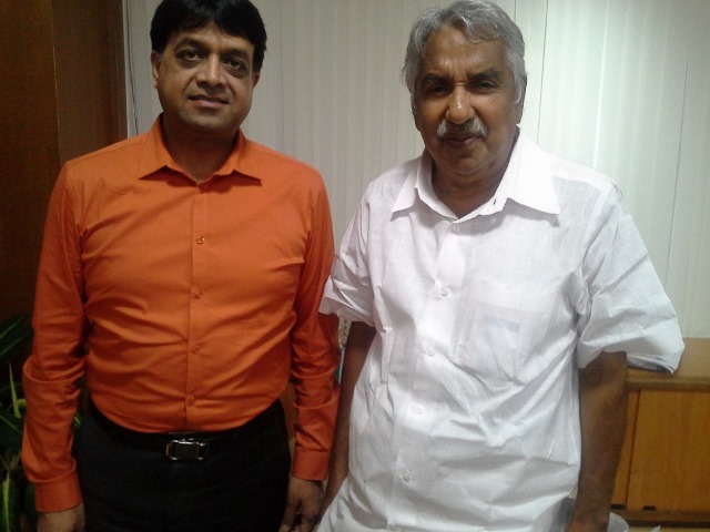 Ashis with Chief minister