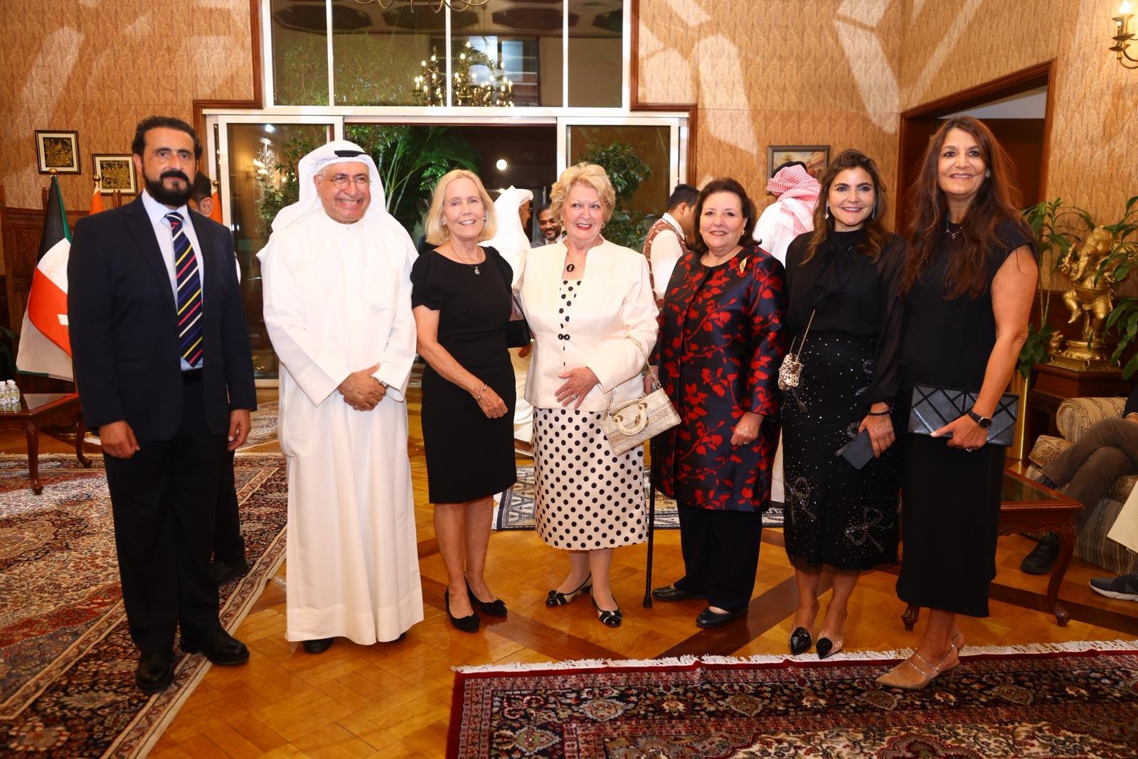 Prominent Kuwaitis Ambassdor AdarshSwaika hosted a farewell reception at India House