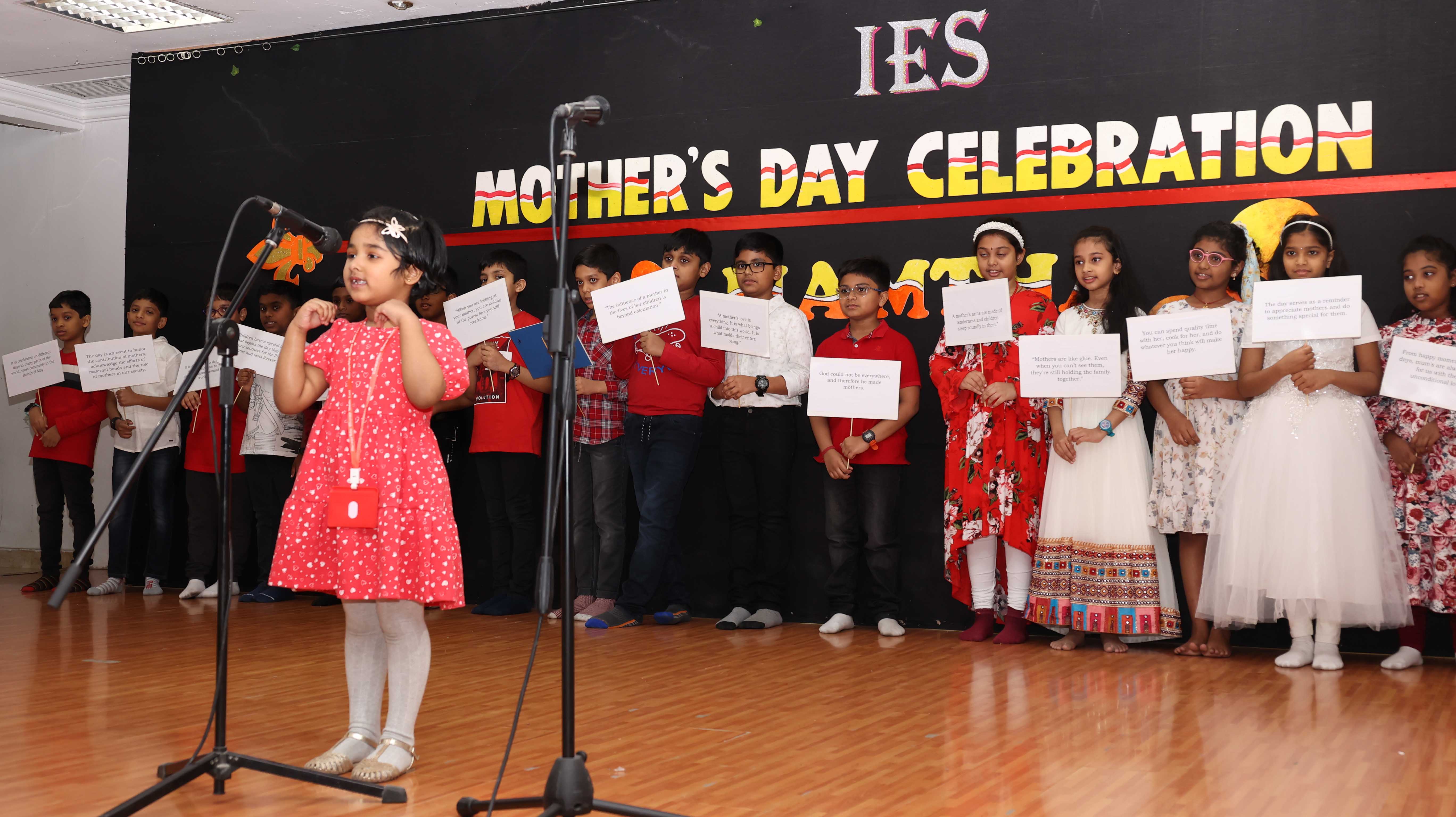 ‘MAMTHA’: MOTHER’S DAY ASSEMBLY- GRADE 4 B